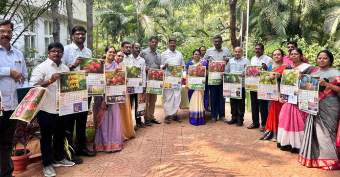 ఉద్యాన పంటలను ప్రతిబింబిస్తున్న ‘నవతెలంగాణ` క్యాలెండర్