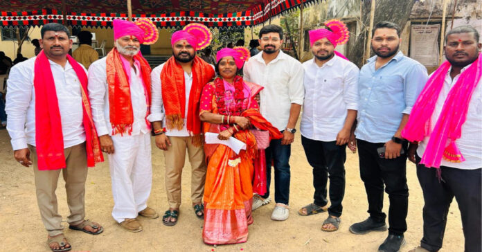 జోగిపేట10వ వార్డు నుంచి నామినేషన్ చేసిన విజయలక్ష్మి నర్సింలు