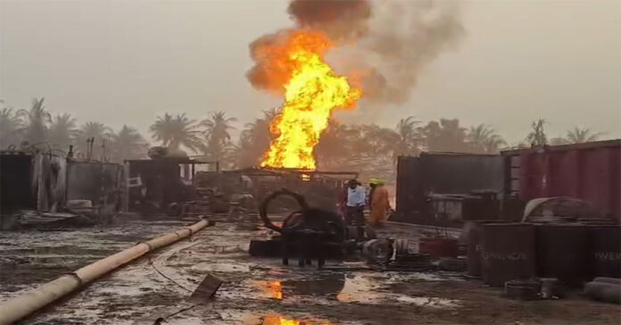 ఓఎన్టీసీ గ్యాస్ బ్లోఔట్ మంటలు తగ్గుముఖం