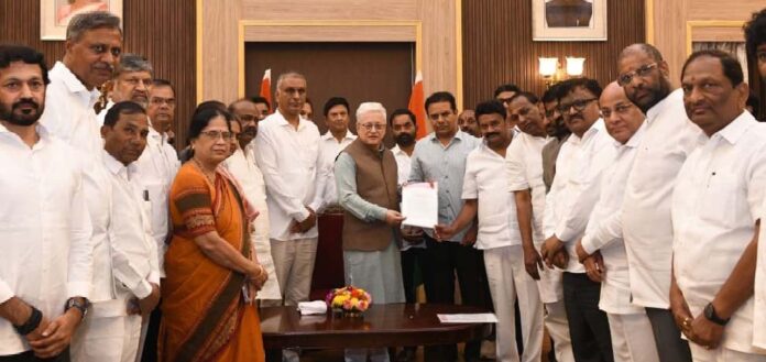 బొగ్గు కుంభకోణంపై సీబీఐతో విచారణ జరిపించాలి..గవర్నర్కు కేటీఆర్ విజ్ఞప్తి