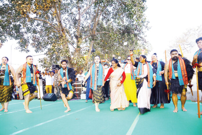 Medaram is bustling with activity.