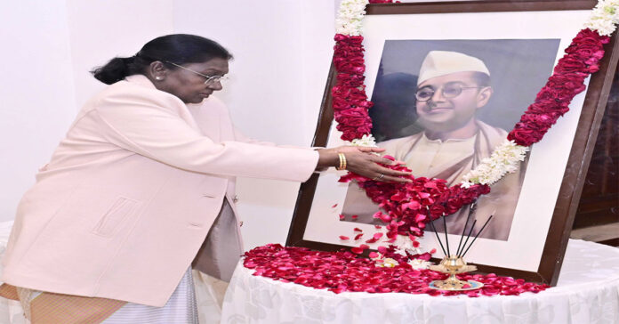 లక్షలాది భారతీయులకు నేతాజీ స్పూర్తిదాయకం: రాష్ట్రపతి ద్రౌపదిముర్ము