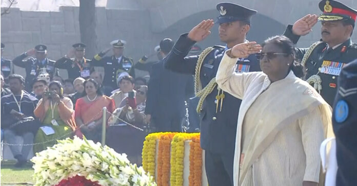 నేడు మహాత్మాగాంధీ 78వ వర్థంతి..రాష్ట్రపతి, పీఎం నివాళి