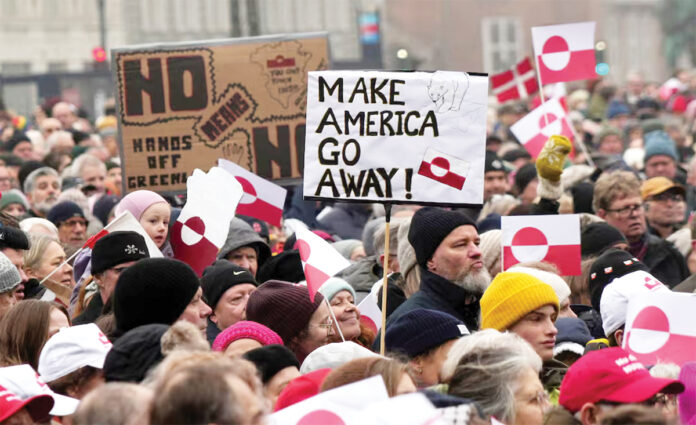 Protests have erupted in Denmark.