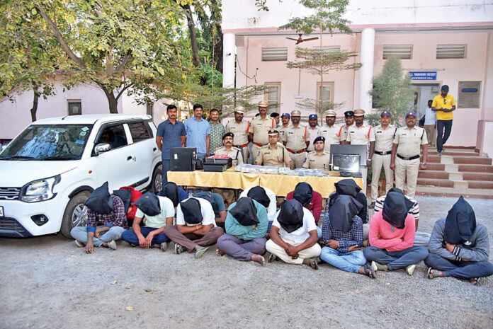 Fifteen people have been arrested in the Dharani and Bhoobharathi scam.