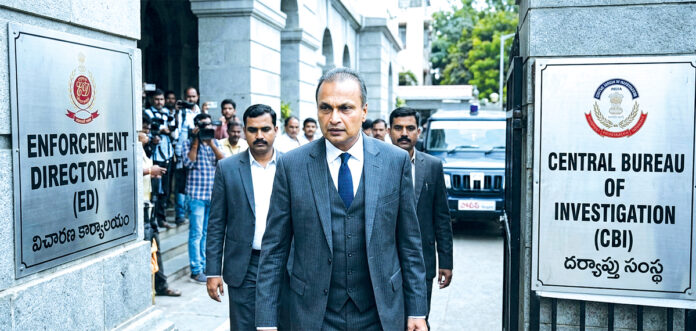 అనిల్ అంబానీపై ద్విముఖ దర్యాప్తు