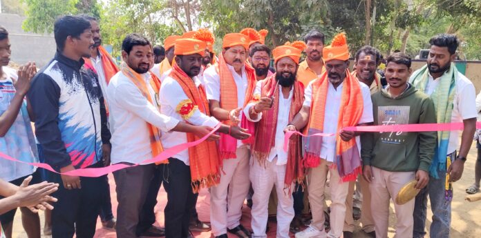 మండల కేంద్రంలో జిల్లాస్థాయి ఖో ఖో టోర్నమెంట్ ప్రారంభం