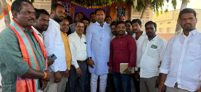 MLA Anirudh Reddy inaugurated Indiramma House