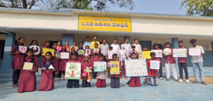 కోనాపూర్ ఉన్నత పాఠశాలలో సైన్స్ మేళా