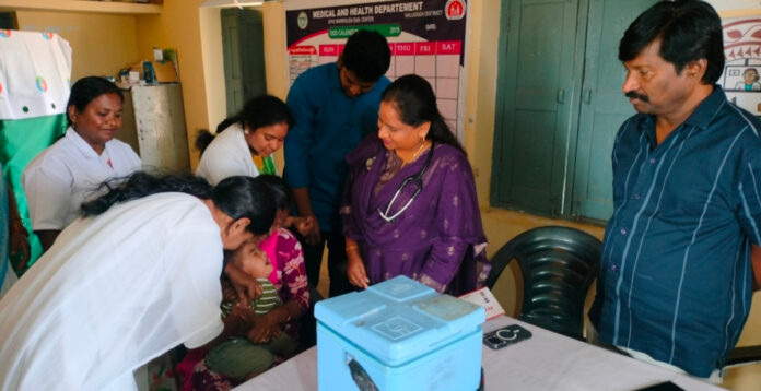 తిరుగండ్లపల్లి” పల్లె దవాఖాన” డిఎంహెచ్వో ఆకస్మిక తనిఖీ