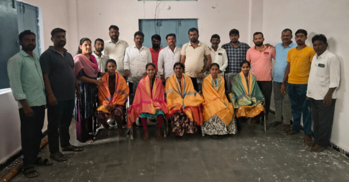 Gurjal players felicitated for securing first place in Kabaddi