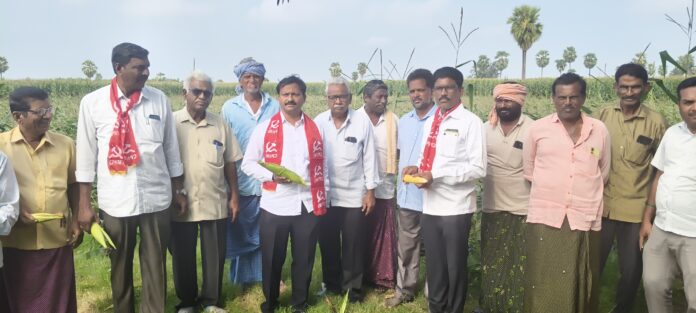 ఎకరానికి మొక్కజొన్న పంటకు రూ. 25 వేలు పరిహారం చెల్లించాలి: సీపీఐ(ఎం)
