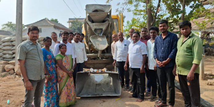 CC road works begin in Gagupalli