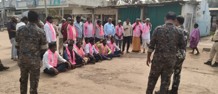 CMs effigy burnt in Malhar