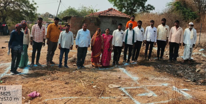 కత్తల్వాడిలో ఇందిరమ్మ ఇండ్ల నిర్మాణాలు ప్రారంభం