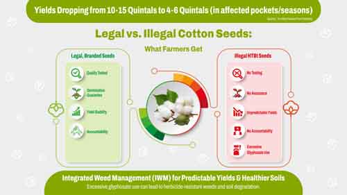 అక్రమ పత్తి విత్తనాలను వాడవద్దని రైతులకు పరిశ్రమ నిపుణుల విజ్ఞప్తి