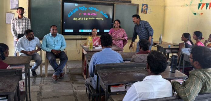 చందుపట్ల పాఠశాలను ఆకస్మిక తనిఖీ చేసిన డిఆర్ఓ