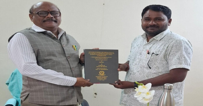 Doctorate for a resident of Chinnakodur mandal..