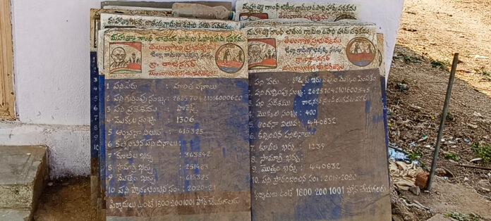 Employment Guarantee Indicator Boards against regulations