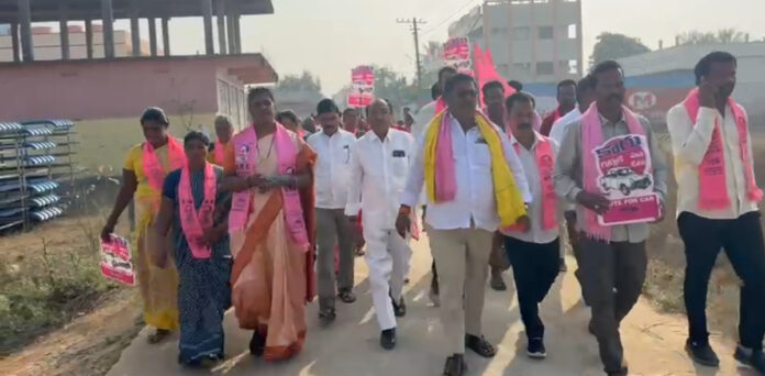 Former MLA campaigns for victory of BRS Chairperson candidate