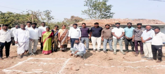 Groundbreaking ceremony for Indirammas house in Alipur
