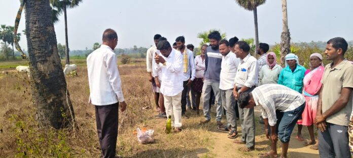 Sarpanch starts work on new roads