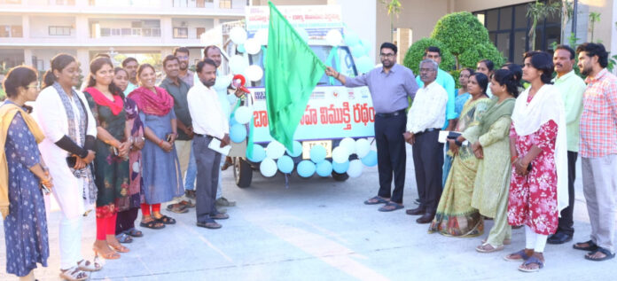 Inauguration of the campaign chariot