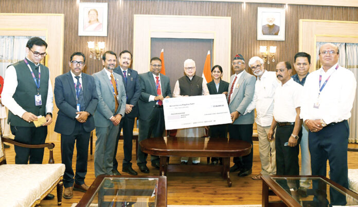 సాయుధ దళాల నిధికి ఎస్బీఐ రూ.53లక్షల విరాళం