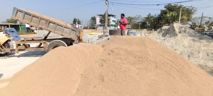 Illegal sand transportation in the name of way bill...