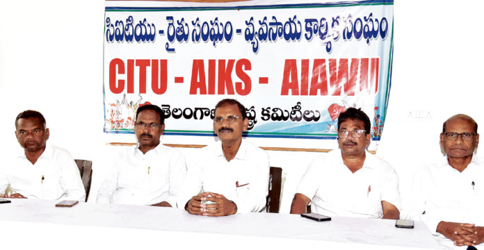 కార్మిక, రైతు, ప్రజా వ్యతిరేక విధానాలు రద్దయ్యే వరకు ఉద్యమం