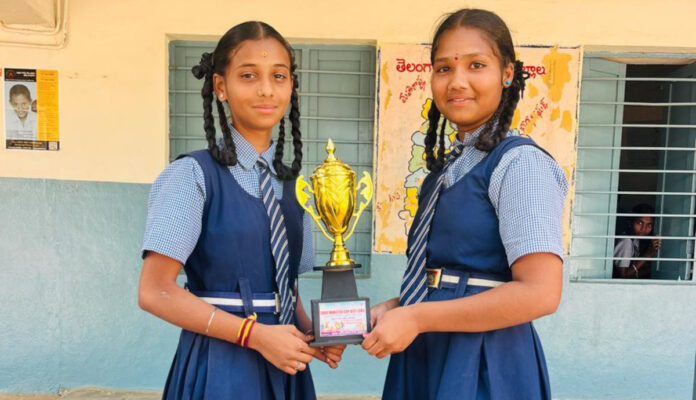 రాష్ట్ర స్థాయి నెట్ బాల్ పోటీలకు కోన సముంధర్ విద్యార్థినిలు