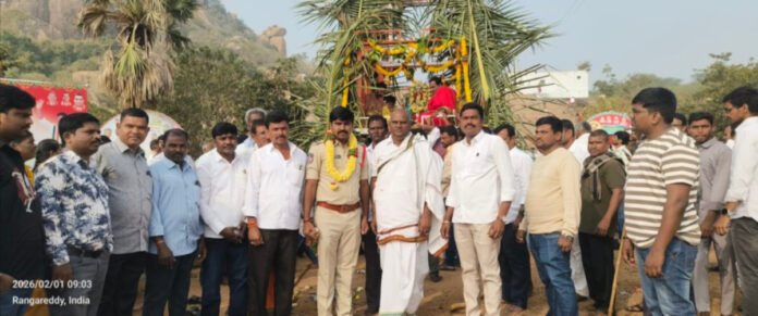 ఘనంగా స్థంభగిరి లక్ష్మీనరసింహస్వామి బ్రహ్మోత్సవాలు