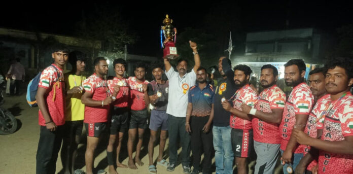 నియోజకవర్గస్థాయి కబడ్డీలో మండల జట్టు ప్రతిభ