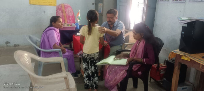 బిజ్జల్ వాడి విద్యార్థులకు వైద్య పరీక్షలు..