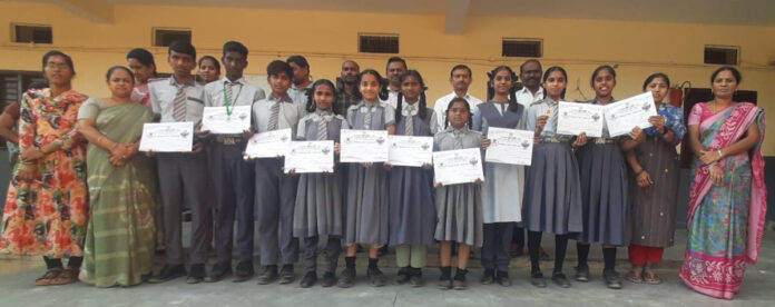Prashanthi School students excel in the CM Cup district level competition