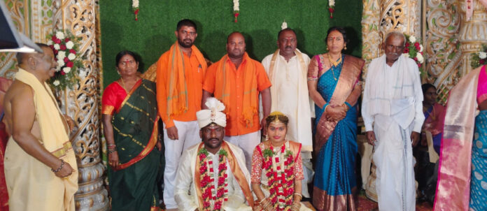 Sarpanch participating in wedding ceremonies