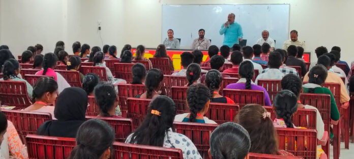 Task training classes on arithmetic reasoning at PJRs College