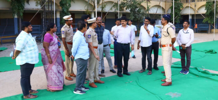 The collector inspected the counting center.