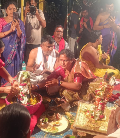 రాజరాజేశ్వరి ఆలయంలో వైభవంగా శివపార్వతుల కళ్యాణం