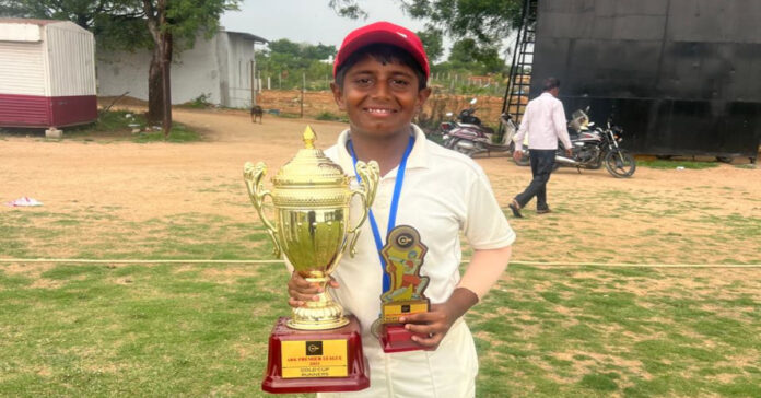 Thotakura Umesh selected for Under-14 cricket