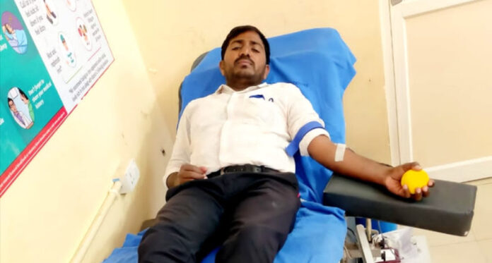 Timely blood donation to anemic victims