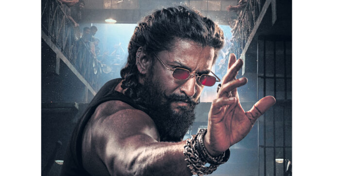 The 'Aaya Share...' song is being shot on a massive set.