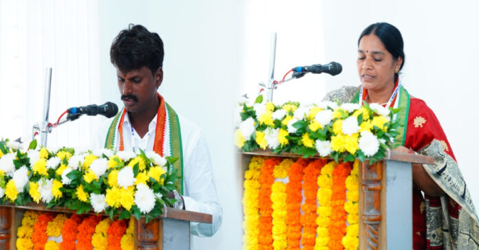 Beejana Balamani as Aleru Municipal Chairman