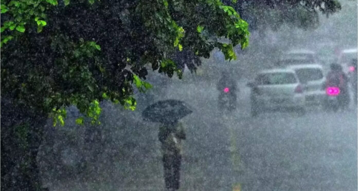 Heavy rain in Banswada division