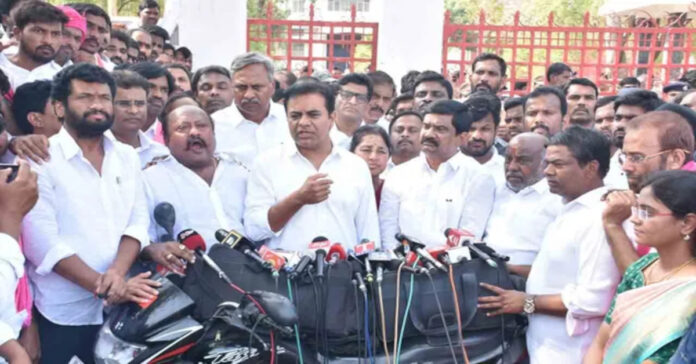 KTR visits Balka Suman