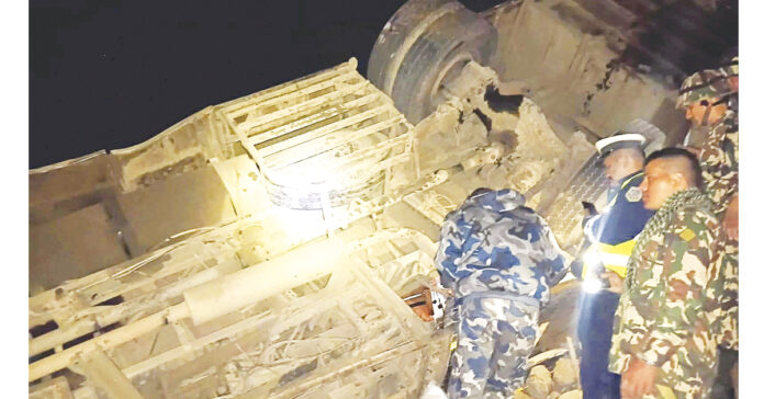 Bus accident in Nepal