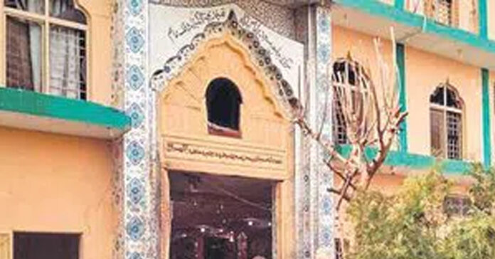 Suicide attack on a mosque in Pakistan.