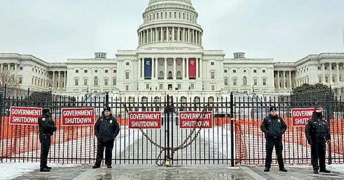 Partial shutdown of the US government