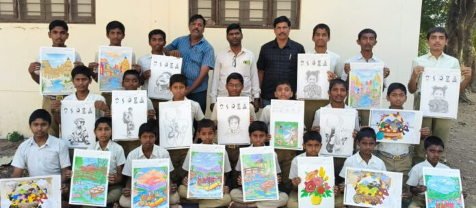 Unveiling of Rangotsava art works