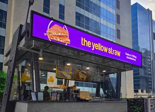 హైదరాబాద్ లో నాలుగవ అవుట్లెట్ ప్రారంభించిన “ది యెల్లో స్ట్రా”